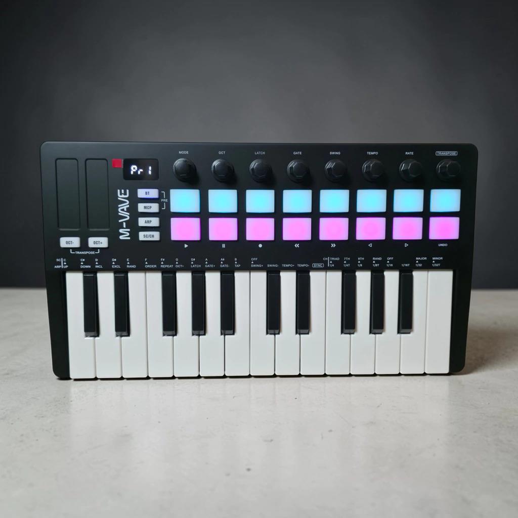 Controlador MIDI M-VAVE SMK-25 II Black