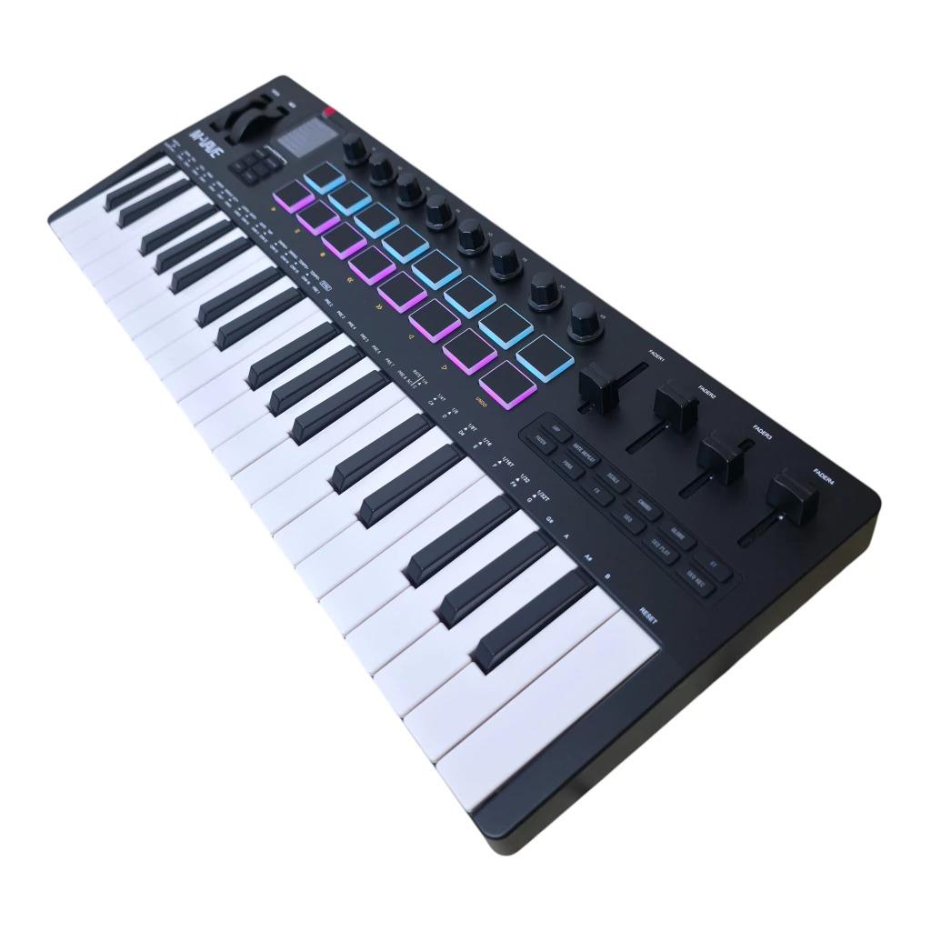 Controlador Midi M-VAVE SMK37 Pro Black